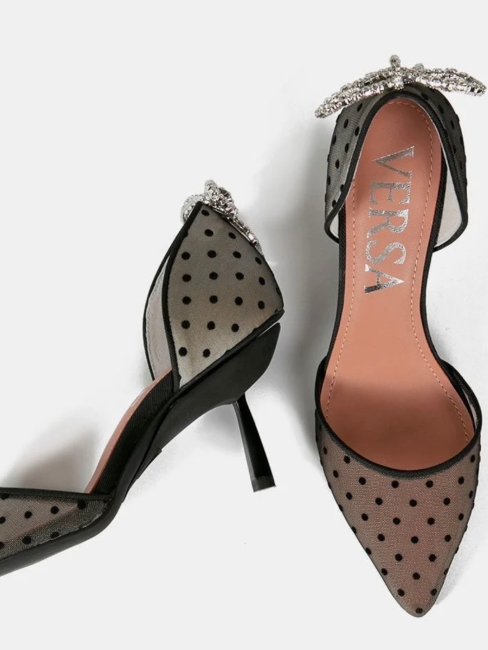 Vice Versa Size 8.5 Polka Dot Convertible Heels